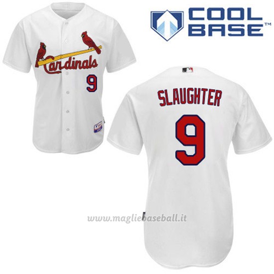 Maglia Baseball Uomo St. Louis Cardinals Mike Piazza Bianco Cool Base